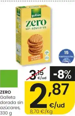 Aliprox ZERO Galleta dorada sin azúcares oferta
