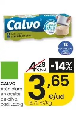 Aliprox CALVO Atún claro en aceite de oliva oferta