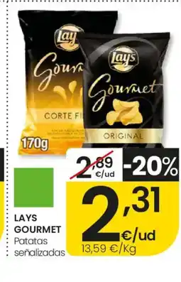 Aliprox LAYS GOURMET Patatas señalizadas oferta