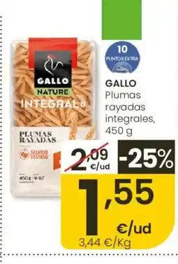 Aliprox GALLO Plumas rayadas integrales oferta