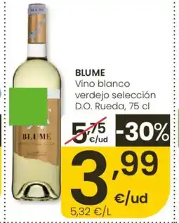 Aliprox BLUME Vino blanco verdejo selección D.O. Rueda oferta
