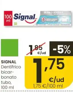 Aliprox SIGNAL Dentifrico bicar- bonato tubo oferta