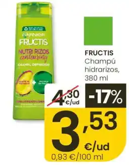 Aliprox FRUCTIS Champú hidrarizos oferta