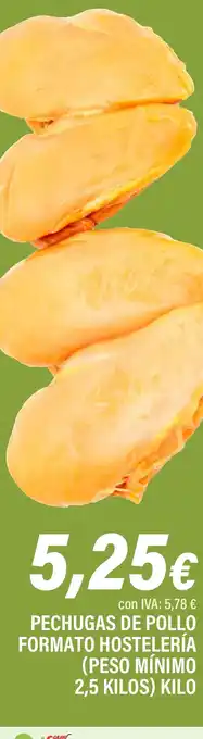 Cash Ifa Pechugas de pollo formato hostelería oferta