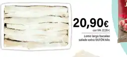Cash Ifa OUTÓN Lomo largo bacalao salado extra oferta