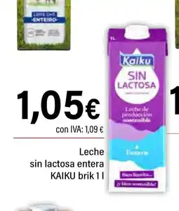 Cash Ifa KAIKU Leche sin lactosa entera oferta