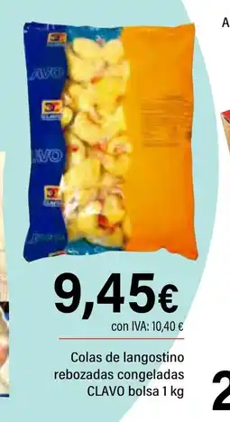 Cash Ifa CLAVO Colas de langostino rebozadas congeladas oferta