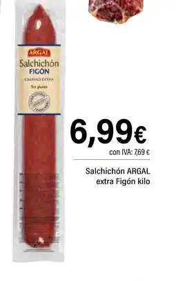 Cash Ifa ARGAL Salchichón extra Figón oferta