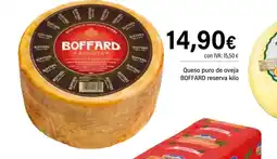 Cash Ifa BOFFARD Queso puro de oveja reserva oferta