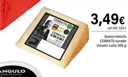 Cash Ifa CERRATO Queso mezcla curado Umami cuña oferta