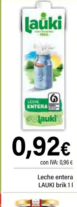 Cash Ifa LAUKI Leche entera oferta