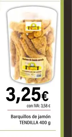 Cash Ifa TENDILLA Barquillos de jamón oferta