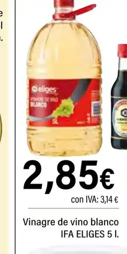 Cash Ifa IFA ELIGES Vinagre de vino blanco oferta
