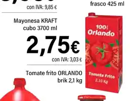 Cash Ifa ORLANDO Tomate frito oferta