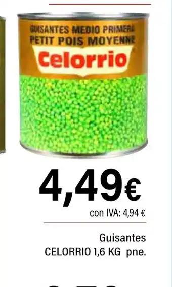 Cash Ifa CELORRIO Guisantes oferta