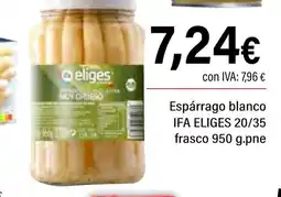 Cash Ifa IFA ELIGES Espárrago blanco 20/35 frasco oferta