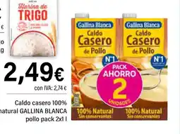 Cash Ifa GALLINA BLANCA Caldo casero 100% natural oferta