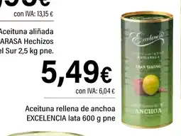 Cash Ifa EXCELENCIA Aceituna rellena de anchoa oferta