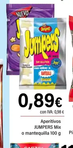 Cash Ifa JUMPERS Aperitivos Mix o mantequilla oferta