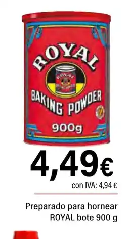 Cash Ifa ROYAL Preparado para hornear oferta