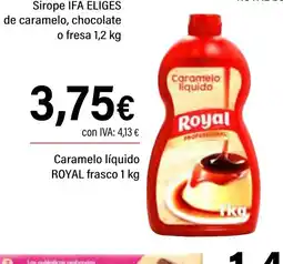 Cash Ifa ROYAL Caramelo liquido oferta