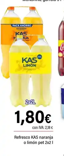 Cash Ifa KAS Refresco naranja o limón oferta