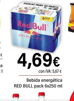 Cash Ifa RED BULL Bebida energética oferta