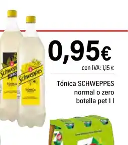 Cash Ifa SCHWEPPES Tónica normal o zero botella oferta