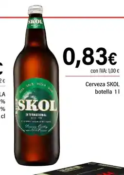 Cash Ifa SKOL Cerveza botella oferta