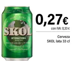 Cash Ifa SKOL Cerveza lata oferta