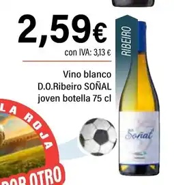 Cash Ifa SOÑAL Vino blanco D.O.Ribeiro joven botella oferta