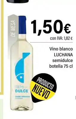 Cash Ifa LUCHANA Vino blanco semidulce oferta