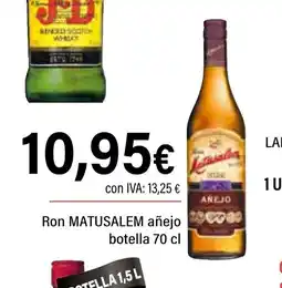 Cash Ifa MATUSALEM Ron añejo oferta