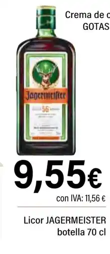 Cash Ifa JAGERMEISTER Licor oferta
