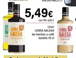 Cash Ifa LENDA GALEGA Licor de hierbas o café oferta