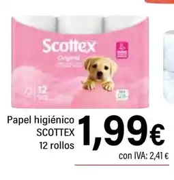 Cash Ifa SCOTTEX Papel higiénico oferta