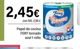 Cash Ifa FOXY Papel de cocina tornado azul 1 rollo oferta