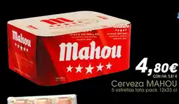 Cash Ifa MAHOU Cerveza oferta