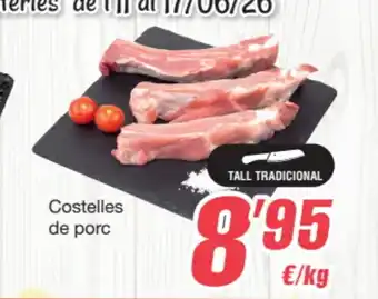 SPAR Fragadis Costelles de porc oferta