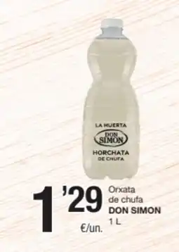 SPAR Fragadis DON SIMON Orxata de chufa oferta