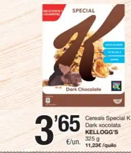 SPAR Fragadis KELLOGG'S Cereals Special K Dark xocolata oferta