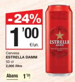 SPAR Fragadis ESTRELLA DAMM Cervesa oferta