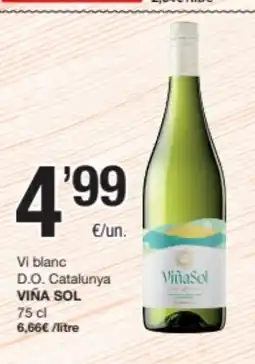 SPAR Fragadis VIÑA SOL Vi blanc D.O. Catalunya oferta