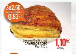 Plenus Supermercados CAMPELOS COTO Empanadilla de mazá oferta