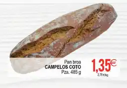 Plenus Supermercados CAMPELOS COTO Pan broa oferta