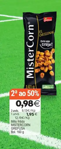 Plenus Supermercados MISTERCORN GREFUSA Millo fritido oferta