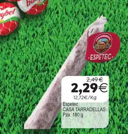 Plenus Supermercados CASA TARRADELLAS Espetec oferta