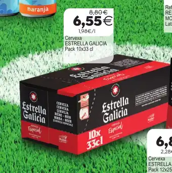 Plenus Supermercados ESTRELLA GALICIA Cervexa oferta