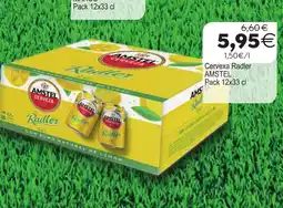 Plenus Supermercados AMSTEL Cervexa Radler oferta