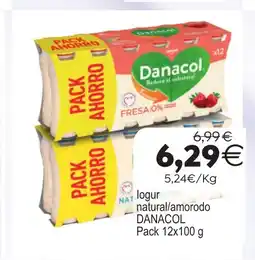 Plenus Supermercados DANACOL logur natural/amorodo oferta